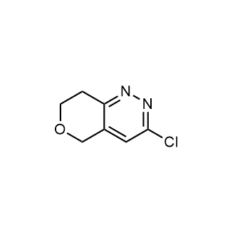 3-Chloro-5H,7H,8H-pyrano[4,3-c]pyridazine structure