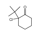 2-t.butyl-2-chlorocyclohexanone结构式