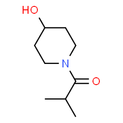 1-(4-hydroxypiperidin-1-yl)-2-methylpropan-1-one Structure