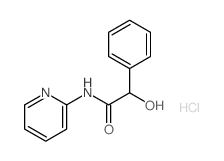 Benzeneacetamide, a-hydroxy-N-2-pyridinyl-,hydrochloride (1:1) structure