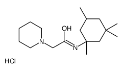 2-piperidin-1-yl-N-(1,3,3,5-tetramethylcyclohexyl)acetamide,hydrochloride Structure