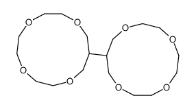 12-(1,4,7,10-tetraoxacyclotridec-12-yl)-1,4,7,10-tetraoxacyclotridecane Structure