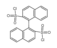 1,1'-binaphthalene-2,2'-disulfonyl chloride结构式