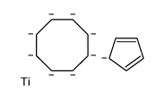 cyclooctane, cyclopenta-1,3-diene, titanium Structure