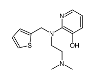 2-[2-(dimethylamino)ethyl-(thiophen-2-ylmethyl)amino]pyridin-3-ol结构式