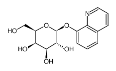 8-hydroxyquinoline-beta-d-galactopyranoside Structure