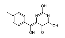 6-[hydroxy-(4-methylphenyl)methylidene]-1,3-diazinane-2,4,5-trione Structure