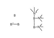 {1,1,2,-tris(trimethylamine)trihydrodiboron}octahydrotriborate Structure