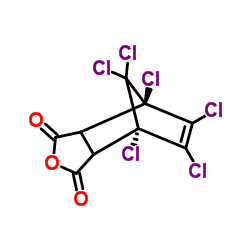 Chlorendic anhydride Structure