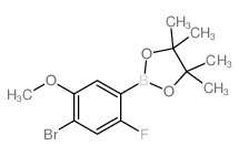 2-(4-Bromo-2-fluoro-5-methoxyphenyl)-4,4,5,5-tetramethyl-1,3,2-dioxaborolane picture