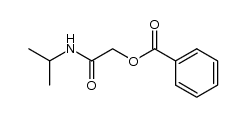 2-(isopropylamino)-2-oxoethyl benzoate Structure