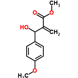Benzenepropanoic acid, β-hydroxy-4-methoxy-α-methylene-, methyl ester Structure