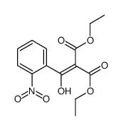 diethyl 2-[hydroxy-(2-nitrophenyl)methylidene]propanedioate结构式
