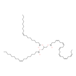 1,2-Dioleoyl-3-Docosohexaenoyl-rac-glycerol结构式