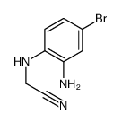 2-((2-氨基-4-溴苯基)氨基)乙腈结构式