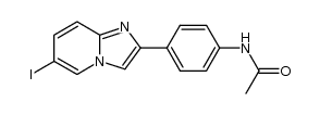 N-(4-(6-iodoimidazo[1,2-a]pyridin-2-yl)phenyl)acetamide Structure