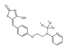 5-Methylidene Rosiglitazone-d3 Structure