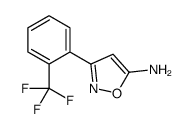 3-(2-TRIFLUOROMETHYL-PHENYL)-ISOXAZOL-5-YLAMINE Structure