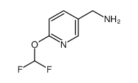 6-二氟甲氧基-3-甲氨基吡啶结构式