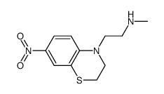 N-Methyl-2-(7-nitro-2,3-dihydrobenzo[b][1,4]thiazin-4-yl)ethanamine结构式