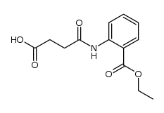 4-[(2-ethoxycarbonylphenyl)amino]-4-oxobutanoic acid结构式