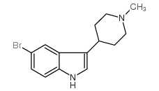 5-bromo-3-(1-methylpiperidin-4-yl)-1H-indole Structure