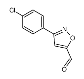 3-(4-chlorophenyl)-1,2-oxazole-5-carbaldehyde Structure