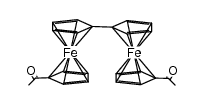 1',1'''-diacetylbiferrocene Structure