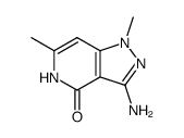 3-amino-1,6-dimethyl-1H-pyrazolo[4,3-c]pyridin-4(5H)-one Structure