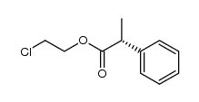 chloroethyl (R)-α-methylphenylacetate结构式