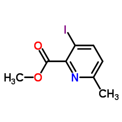 Methyl 3-iodo-6-methyl-2-pyridinecarboxylate structure