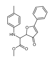 methyl 2-(4-methylanilino)-2-(3-oxo-5-phenylfuran-2-yl)acetate Structure