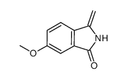 2,3-dihydro-6-Methoxy-3-Methylene-1H-Isoindol-1-one结构式