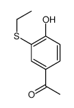 1-(3-ethylsulfanyl-4-hydroxyphenyl)ethanone Structure