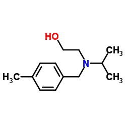 2-[Isopropyl(4-methylbenzyl)amino]ethanol结构式
