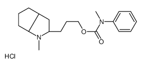 3-[(2R,3aS,6aS)-1-methyl-3,3a,4,5,6,6a-hexahydro-2H-cyclopenta[b]pyrrol-2-yl]propyl N-methyl-N-phenylcarbamate,hydrochloride Structure