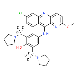 吡咯烷13C2,d4结构式