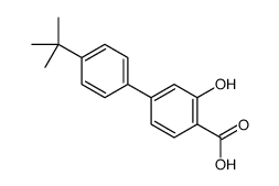4-(4-tert-butylphenyl)-2-hydroxybenzoic acid结构式