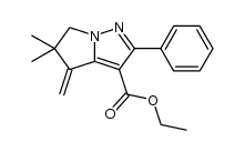 ethyl 5,5-dimethyl-4-methylene-2-phenyl-5,6-dihydro-4H-pyrrolo[1,2-b]pyrazole-3-carboxylate Structure