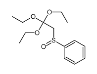 2,2,2-triethoxyethylsulfinylbenzene Structure