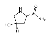 2-Pyrrolidinecarboxamide,4-hydroxy-,(2S,4S)-(9CI)结构式