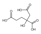 (2R)-2-hydroxybutane-1,2,4-tricarboxylic acid结构式