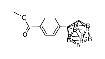 methyl 4-[7,8-dicarba-closo-dodecaboronyl]-benzoate结构式