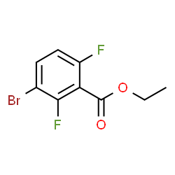 Ethyl 3-bromo-2,6-difluorobenzoate structure