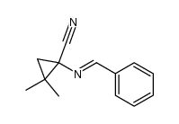 N-(benzylidene)-2,2-dimethylcyclopropanecarbonitrile结构式