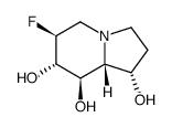 1,7,8-Indolizinetriol, 6-fluorooctahydro-, 1S-(1.alpha.,6.beta.,7.alpha.,8.beta.,8a.beta.)- picture