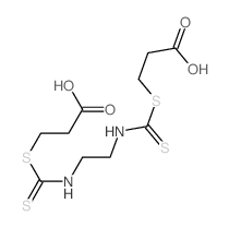 4,11-Dithia-6,9-diazatetradecanedioicacid, 5,10-dithioxo- Structure