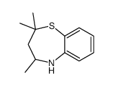 2,3,4,5-Tetrahydro-2,2,4-trimethyl-1,5-benzothiazepine结构式