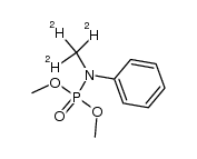 O,O-dimethyl N,N-deuteromethyl phenylamidophosphate结构式