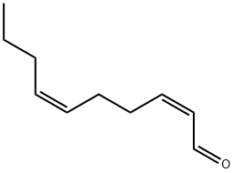 (Z,Z)-2,6-decadien-1-al Structure